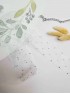 Лента декоративная органза со стразами 4см (белый)